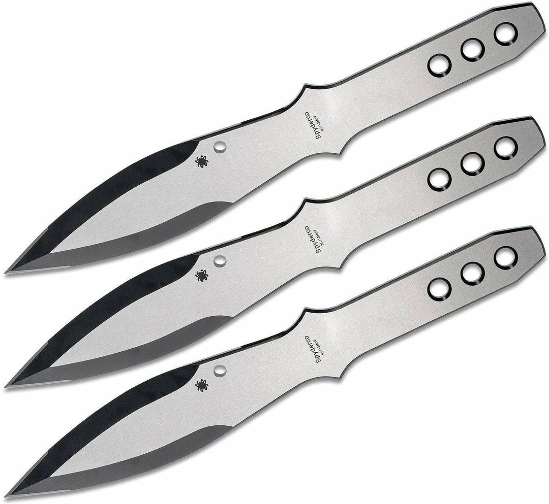 Brand new ๐ Spyderco SpyderThrowers Medium TK01MD 10.11" Set Of 3 Throwing Knives ๐ 4 Spyderco SpyderThrowers Medium TK01MD 10.11" Set Of 3 Throwing Knives