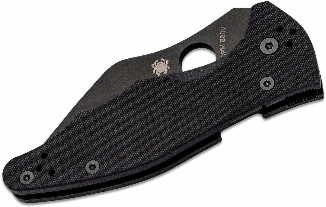 Best Pirce 🤩 Spyderco Yojimbo 2 Folding Knife 3.2" Black DLC - C85GPBBK2 Spyderco Knives ⭐ 4 Spyderco Yojimbo 2 Folding Knife 3.2" Black DLC - C85GPBBK2 Spyderco Knives