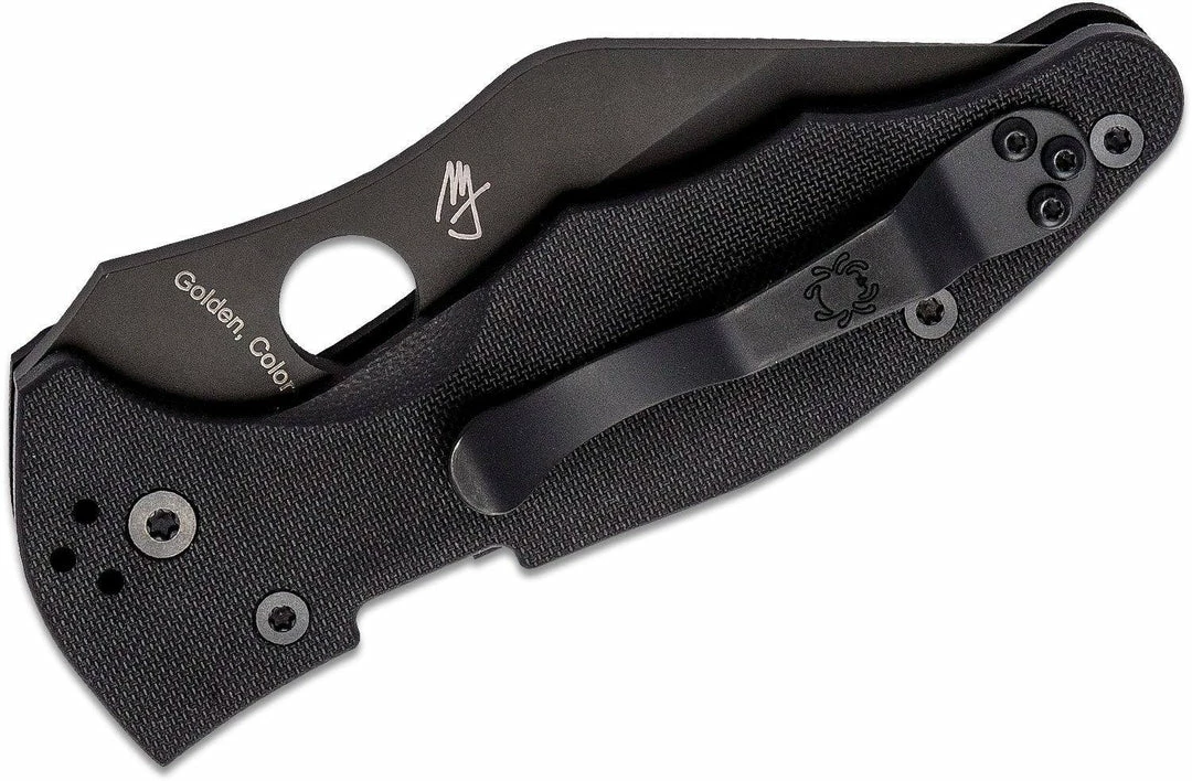 Best Pirce 🤩 Spyderco Yojimbo 2 Folding Knife 3.2" Black DLC - C85GPBBK2 Spyderco Knives ⭐ 5 Spyderco Yojimbo 2 Folding Knife 3.2" Black DLC - C85GPBBK2 Spyderco Knives
