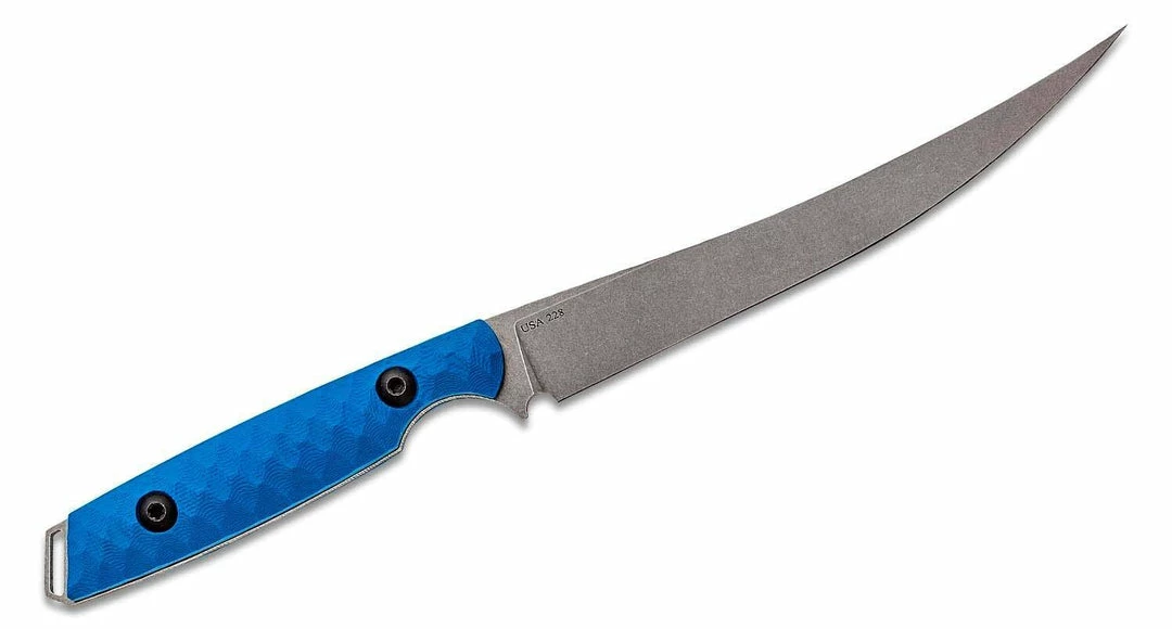 Hot Sale ๐ฅ TOOR KNIVES Toor Avalon Fillet Knife 6" CPM-154 Stonewashed Fillet, Leviathan Blue G10 Handles ๐ฏ 5 TOOR KNIVES Toor Avalon Fillet Knife 6" CPM-154 Stonewashed Fillet, Leviathan Blue G10 Handles