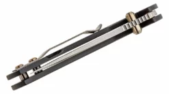 Flash Sale 🤩 TOOR KNIVES Toor Chasm Folding Knife 3" CPM-154 Stonewashed, Black Titanium Handles - FL154R 🤩 13 TOOR KNIVES Toor Chasm Folding Knife 3