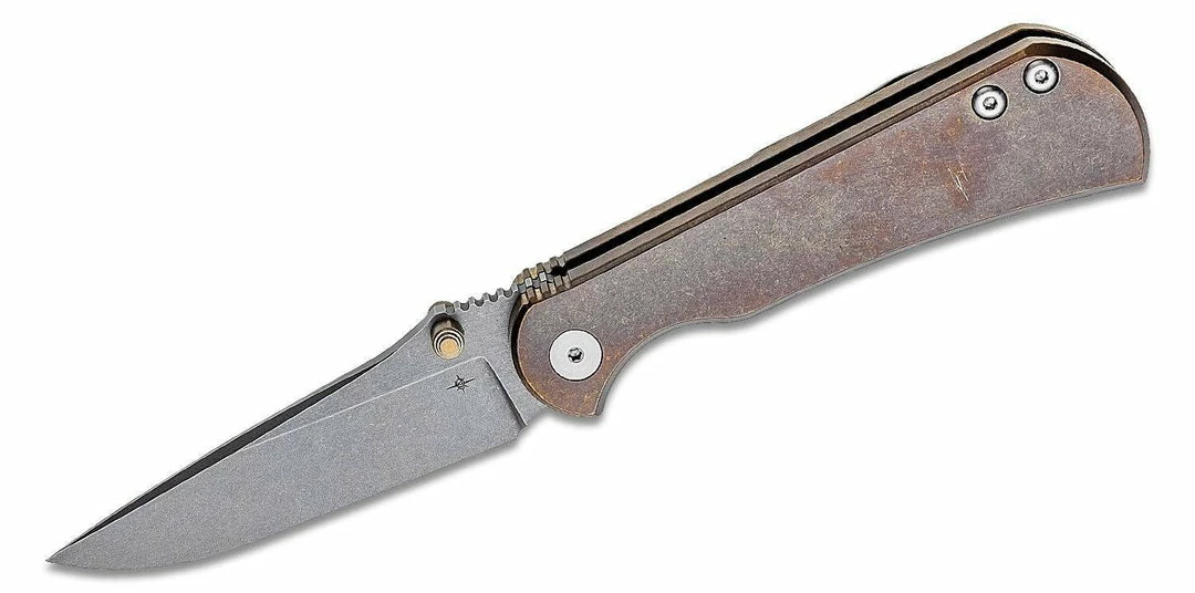 Best Pirce ๐ TOOR KNIVES Toor Merchant FL35S Folding Knife 3.5" CPM-S35VN - Bronze ๐ 3 TOOR KNIVES Toor Merchant FL35S Folding Knife 3.5" CPM-S35VN - Bronze