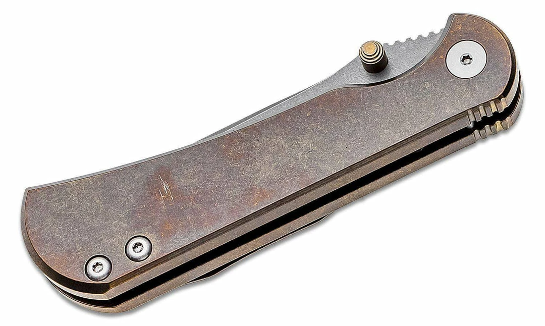 Best Pirce ๐ TOOR KNIVES Toor Merchant FL35S Folding Knife 3.5" CPM-S35VN - Bronze ๐ 4 TOOR KNIVES Toor Merchant FL35S Folding Knife 3.5" CPM-S35VN - Bronze