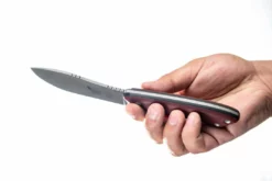 TOPS KNIVES All Knife Brands TOPS CPCKFE-01 Camp Creek Fire Edition Tumbled S35VN Red Black G10 Fixed Blade