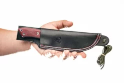 TOPS KNIVES All Knife Brands TOPS CPCKFE-01 Camp Creek Fire Edition Tumbled S35VN Red Black G10 Fixed Blade