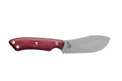 TOPS KNIVES All Knife Brands TOPS CPCKFE-01 Camp Creek Fire Edition Tumbled S35VN Red Black G10 Fixed Blade