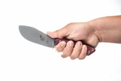 TOPS KNIVES All Knife Brands TOPS CPCKFE-01 Camp Creek Fire Edition Tumbled S35VN Red Black G10 Fixed Blade