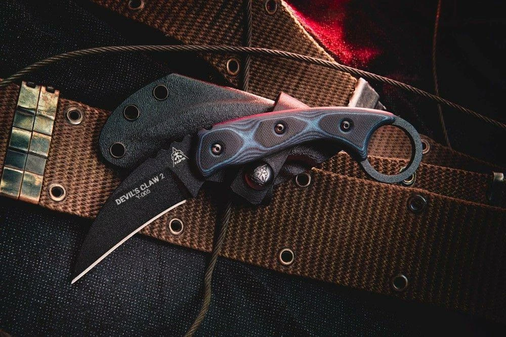 Buy 😍 TOPS KNIVES TOPS Devil's Claw 2 Fixed Karambit 3.13" Hawkbill DEVCL-02 🥰 5 TOPS KNIVES TOPS Devil's Claw 2 Fixed Karambit 3.13" Hawkbill DEVCL-02