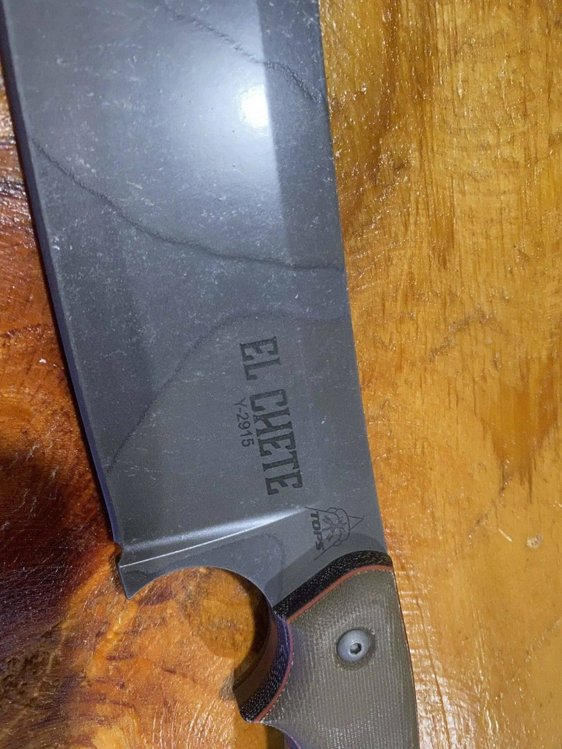 Wholesale π TOPS Knives El Chete With Camo Finish Blade β¨ 4 TOPS Knives El Chete With Camo Finish Blade