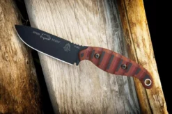 TOPS KNIVES TOPS Viper Scout Fixed Knife USA (Red Handles)