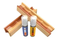 Wicked Edge 1.0um/0.5umn Diamond Emulsion And Leather Strops Pack Knife Sharpeners