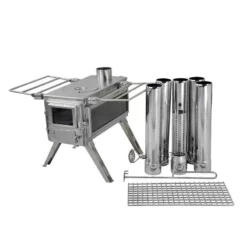 Winnerwell Nomad View Small Portable Stove 450 Cubic Inch Firebox Outdoor Stoves