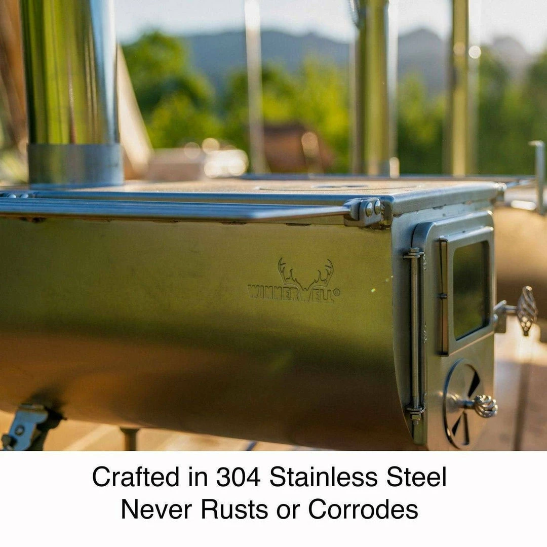 New π Winnerwell Woodlander Large Tent Stove 1500 Cubic π 5 Winnerwell Woodlander Large Tent Stove 1500 Cubic