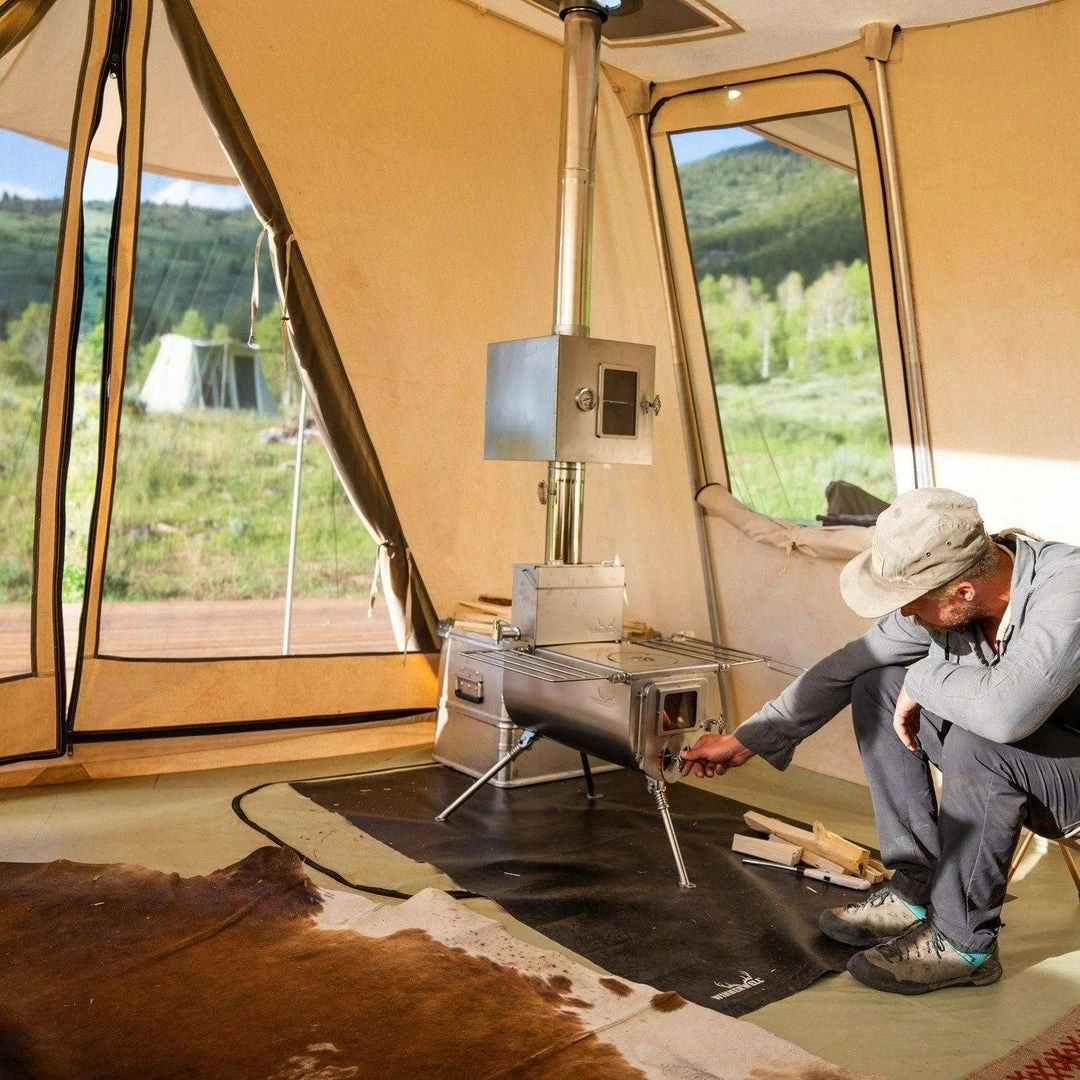 New π Winnerwell Woodlander Large Tent Stove 1500 Cubic π 9 Winnerwell Woodlander Large Tent Stove 1500 Cubic