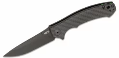 ZERO TOLERANCE ZT 0450CF Flipper 3.25" S35VN Black Blade Knife (USA)